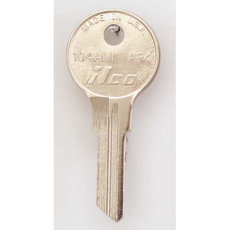 Key Blank,Brass,Type AP4,6 Pin,PK10