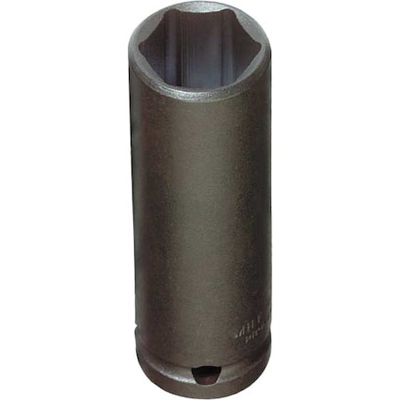 1/2 in Drive Impact Socket Deep Socket, black oxide,1 1/8 in