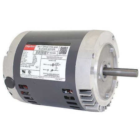 Belt Drive Mtr, SplitPh, ODP, 1/4HP, 1140rpm