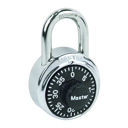 Combination Padlock,Center Dial,Round