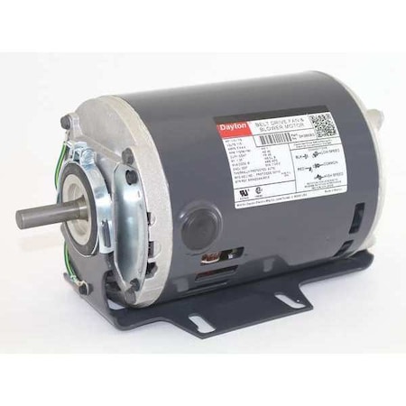 Split-Phase Belt Drive Motor, 1/3, 1/9 HP, 48 Frame, 115V AC Voltage, 1,725/1,140 Nameplate RPM
