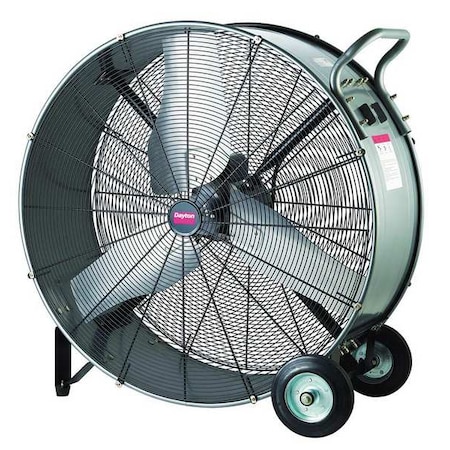 Standard Duty Air Circulator, Floor Mount, 48 in Blade Dia, 120V, 21,000 cfm, Non-Oscillating
