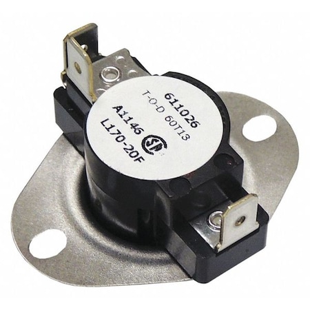 Thermostat, 1-1/2" D, 2" W, 1" H, Element Type: Insertion