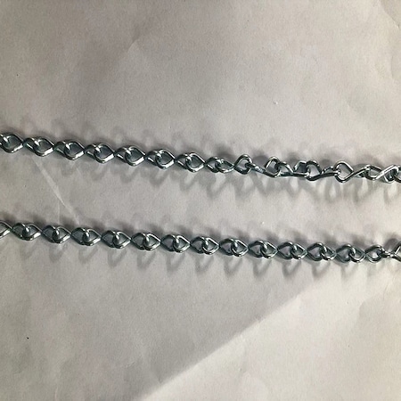 100 ft. Size 16 Zinc Single Jack Chain, 10 lbs.