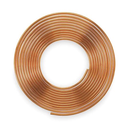 Coil Tubing, 5/8 in Outside Dia, 60 ft Length, K