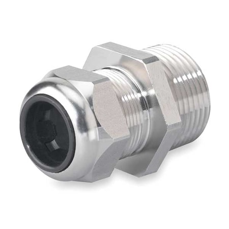Liquid Tight Connector,1 in.,Silver
