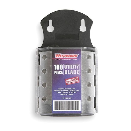 2-Point Utility Blade,23/32" W, PK100