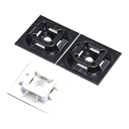 Cable Tie Mount,Adhesive Backed,PK100