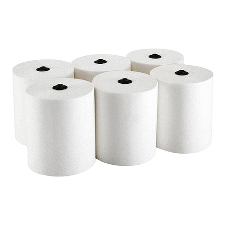 enMotion Hardwound Paper Towels, 1 Ply, Continuous Roll Sheets, 700 ft, White, 6 PK