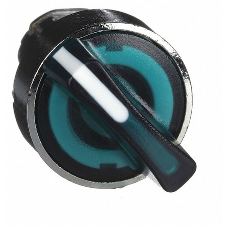 Illum Selector Switch,2 Pos,22mm,Green