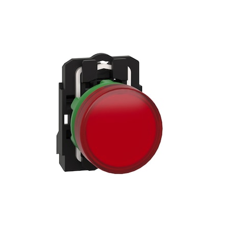 Pilot Light, LED, Red, 22mm, 24VAC/DC