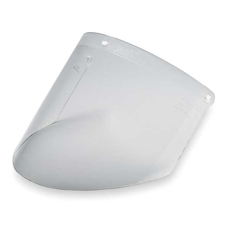 Face Shield Visor, Clear Visor, 9" Height, Uncoated Lens, Clear