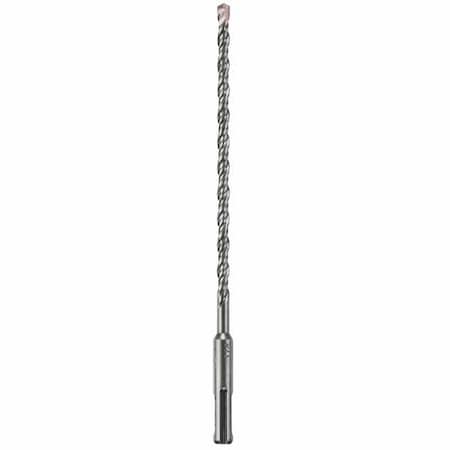 2-Cutter Hammer Drill Bit 3/16" x 8"L, SDS Plus, 5PK