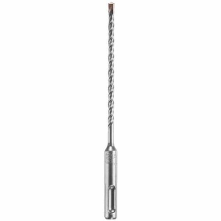 2-Cutter Hammer Drill Bit 3/16" x 6.000"L, SDS Plus, 5PK