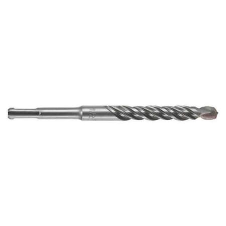 2-Cutter Hammer Drill Bit 1/2" x 6.000"L, SDS Plus, 5PK