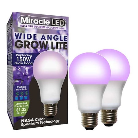 LightBulb,RedBlueSpc Mlt Pt LED,11W,PK2