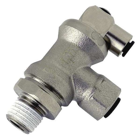 Lockout Valve,Tube Sz 1/4 In,Brass