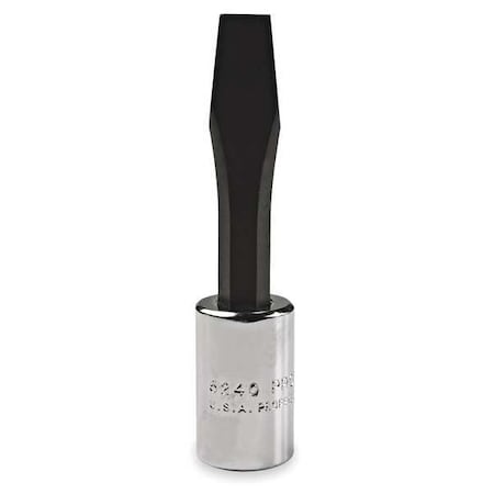 3/8 in Drive Slotted Socket Bit SAE 5/16 in Tip, 3 in L