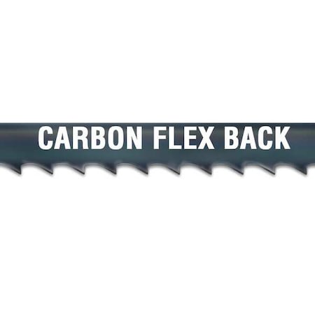 Band Saw Blade, 7 ft. 9-1/2 in L, 1/2" W, 6 TPI, Carbon Steel, 0.025" Thick
