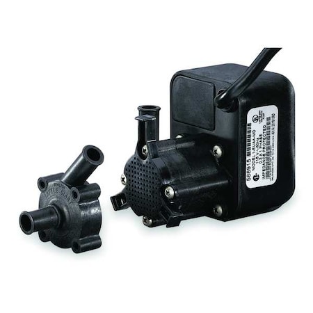 1/200 HP PP Submersible Magnetic Drive Pump 115V 1/2" OD