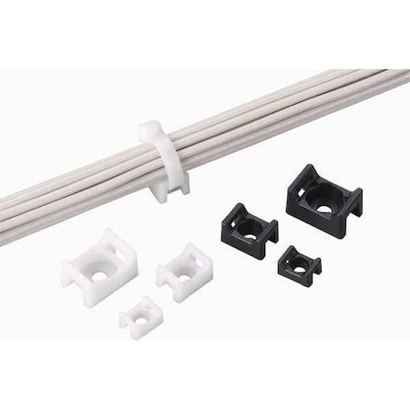 Cable Tie Mount,Screw Applied,PK100