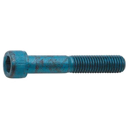 M6-1.00 Socket Head Cap Screw, Socket, Metric Blue Alloy Steel, 50 mm Length, 50 PK