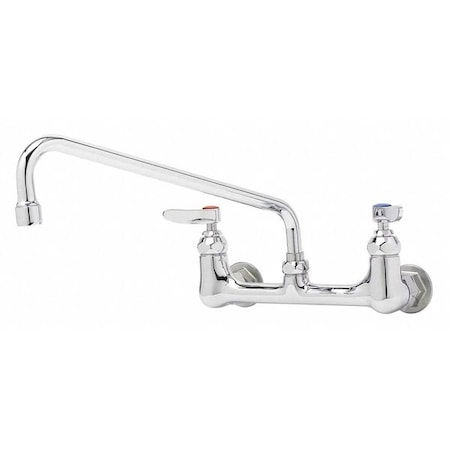 Low Arc Laundry Sink Faucet, Manual, 8" Mount, 2 Hole