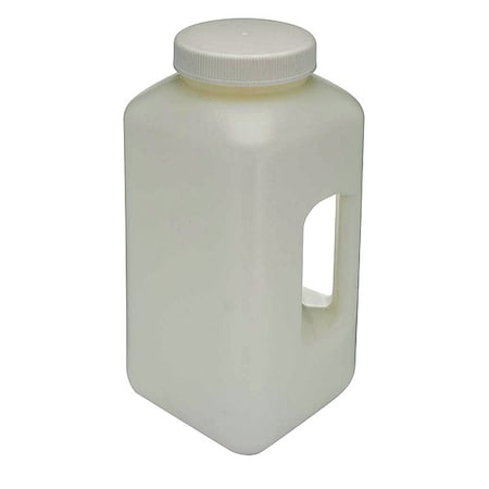 Bottle, Wide Mouth with Handle, Square, HDPE, 4L
