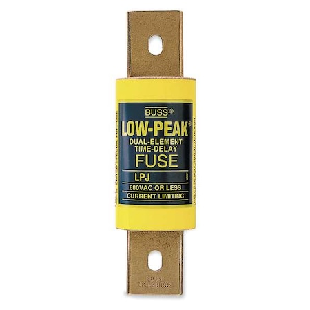 UL Class Fuse, J Class, Time-Delay, 90A, 600V AC, Non-Indicating