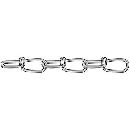 Chain,Dbl,SS,Sz No 1,155 Lb Load,100 Ft