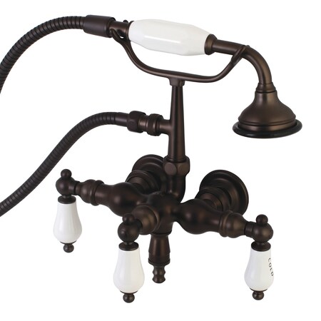Wall-Mount Clawfoot Tub Faucet, Oil Rubbed Bronze, Tub Wall Mount