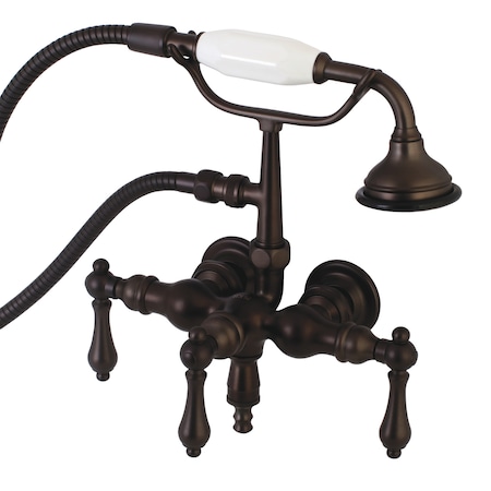 Wall-Mount Clawfoot Tub Faucet, Oil Rubbed Bronze, Tub Wall Mount