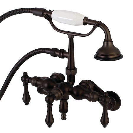 Wall-Mount Clawfoot Tub Faucet, Oil Rubbed Bronze, Tub Wall Mount