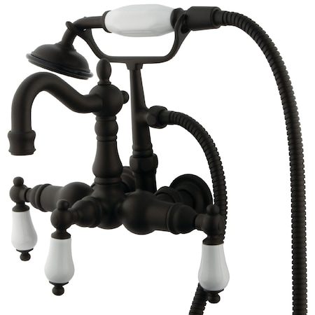 Wall-Mount Clawfoot Tub Faucet, Oil Rubbed Bronze, Tub Wall Mount