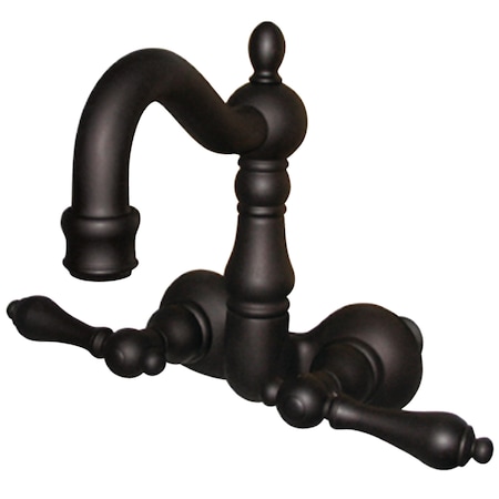 Wall-Mount Clawfoot Tub Faucet, Oil Rubbed Bronze, Tub Wall Mount