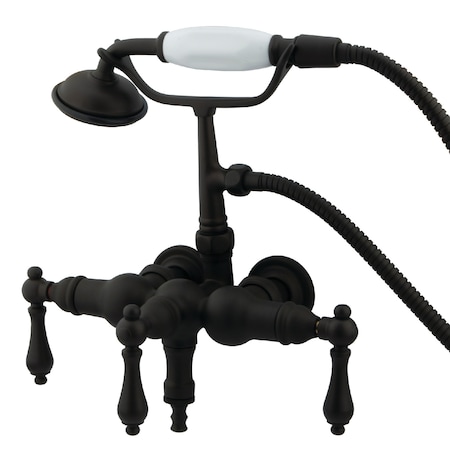 Wall-Mount Clawfoot Tub Faucet, Oil Rubbed Bronze, Tub Wall Mount