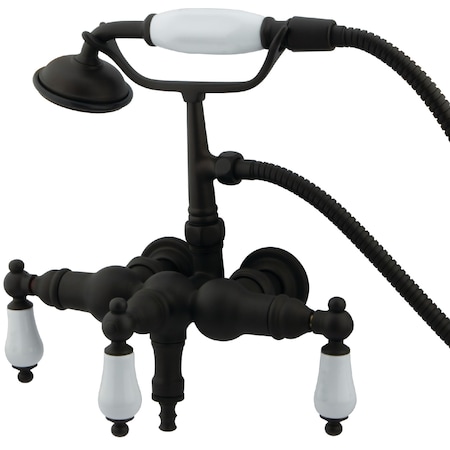 Wall-Mount Clawfoot Tub Faucet, Oil Rubbed Bronze, Tub Wall Mount