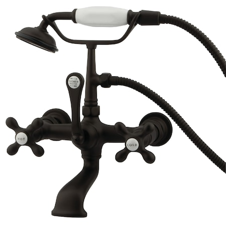 Wall-Mount Clawfoot Tub Faucet, Oil Rubbed Bronze, Tub Wall Mount