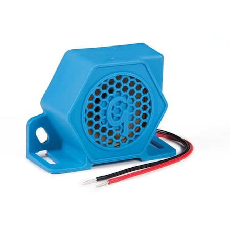Back Up Alarm, Self-Grounding,97dB,Blue