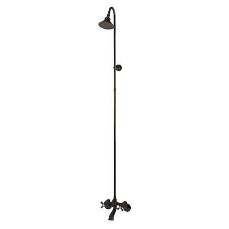 Wall-Mount Clawfoot Tub Faucet, Oil Rubbed Bronze, Wall Mount