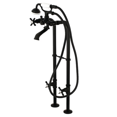 Freestanding Tub Faucet, Standard, 2, Freestanding, Matte Black