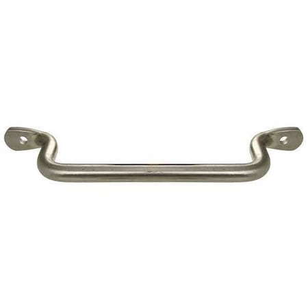 Pull Handle, 22-3/4 In. H, Polished, Unthr. Through Holes