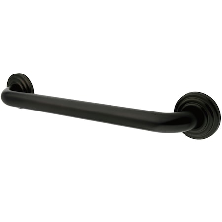 Traditional DR314125 12" Decorative 1-1/4" OD Grab B, 15-1/16" L, 17 ga. Brass, Oil Rubbed Bronze