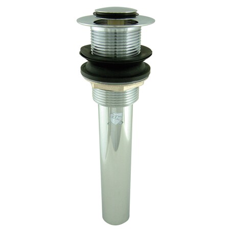 Brass, Bathroom Sink Drain, Push Pop-Up Drain without Overflow