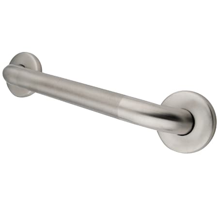 Traditional GB1418CT 18" Stainless Steel Grab Bar, 21" L, 18 ga. Stainless Steel, Brushed Nickel