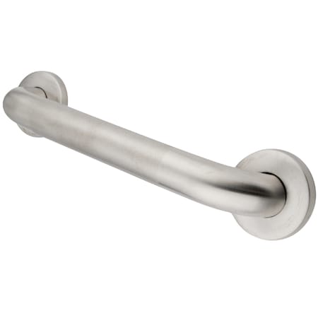 Traditional GB1218CT 18" Stainless Steel Grab Bar, 21" L, 18 ga. Stainless Steel, Brushed Nickel