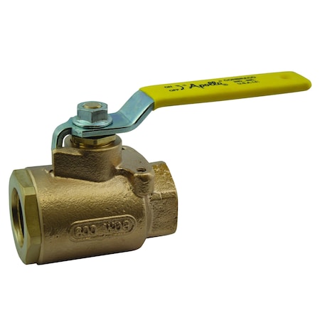 1/2" SAE Bronze Ball Valve Inline