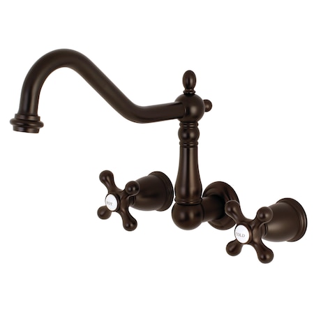 Roman Tub Faucet, Oil Rubbed Bronze, Wall Mount