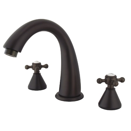 Roman Tub Faucet, Oil Rubbed Bronze, Deck Mount