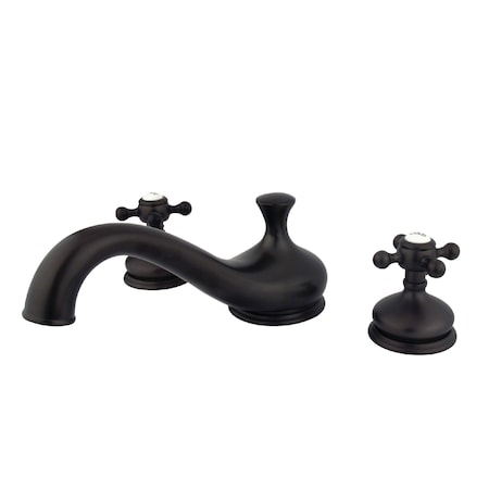 Roman Tub Faucet, Oil Rubbed Bronze, Deck Mount